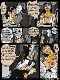 Mr invisível e o múmia no comicsporn.net