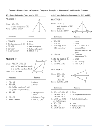 Unit 4 congruent triangles homework 5 answers : Geometry Honors Chapter 4 Solutions To Proof Practice