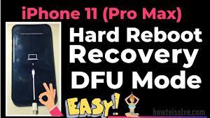 Iphone 11 Pro Max How To Force Restart Enter Recovery Mode Dfu Mode For Update Restore 2021 Youtube