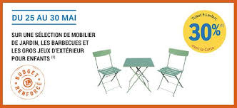 Leclerc 30 En Tickets Leclerc Sur Mobilier Jardin Barbecues Et Gros Jeux Enfants Catalogues Promos Bons Plans Economisez Anti Crise Fr