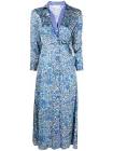 SANDRO floral-print midi dress Farfetch