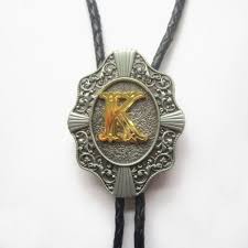 Jeansfriend Original Anfangsbuchstabe K Western Wedding Bolo Tie In 2020 Mens Jewelry Western Bolo Tie Western Cowboy