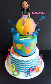 Craftsy Com Express Your Creativity Pool Party Cakes Pool Cake Summer Birthday Cake