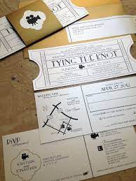 Vintage Cinema Wedding Invitation Ticket With By Papercakedesigns Ticket Wedding Invitations Movie Theme Wedding Cinema Wedding