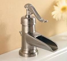 Our bathroom faucets date back to the times of the ancient romans and greeks. New Ashfield Waterfall Faucet From Price Pfister Vintage Decor Waterfall Faucet Kitchen Faucet Bathroom Faucets Waterfall