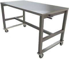 Miran corner worktable with bracing sidesplash. Large Stainless Steel Work Table Mm Wt000