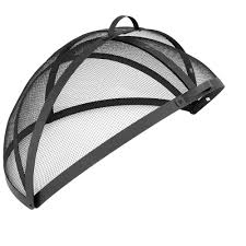 To use simply set it over the fire pit using the handle on top of the screen. Sunnydaze Easy Opening Fire Pit Spark Screen Cover Accessory Outdoor Backyard Heavy Duty Round Firepit Ember Arrester Lid With Hinged Door 30 Inch Walmart Com Walmart Com