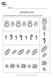 Free Math Worksheet On Ab Patterns Ab Patterns Pre K Math Worksheets Free Printable Math Worksheets