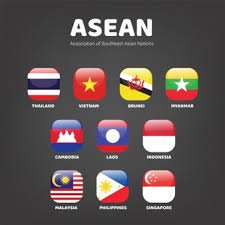 Baht ministry of foreign affairs of thailand website: www.mfa.go.th Verband Der Sudostasiatischen Nationen Asean Lander Flagge Premium Vektor