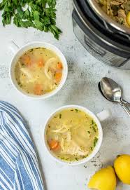 Enjoy a comforting bowl of classic chicken noodle soup featuring fresh lemon and dill in this easy instant pot soup recipe. Lemon Chicken Orzo Soup Instant Pot Recipe The Foodie Affair