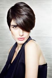 A buzz cut is any of a variety of short hairstyles usually designed with electric clippers. Short Straight Black Hair Jpg 450 675 Pixels Short Cropped Hair Short Hair Styles Short Hair Color