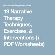 Retrieval date (e.g., retrieved july 24, 2009, from. 19 Narrative Therapy Techniques Exercises Interventions Pdf Worksheets Play Therapy Techniques Therapy Worksheets Therapy Counseling