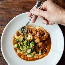 Shrimp And Grits Recipe Recipes Bean Recipes Fava Beans Recipes