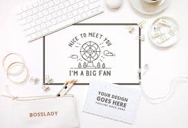 White Desk Mockup Mockupworld Mockup Desk White Desk Mockup Free Mockup