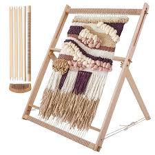 Willowdale 25 2 H X 19 3 W Weaving Loom With Stand Wooden Multi Craft Weaving Loom Arts And Crafts Extra Large Fra Tapestry Loom Loom Weaving Weaving Loom Diy