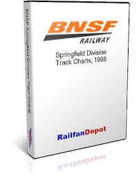Bnsf Springfield Division Track Chart 1998 Pdf On Cd Railfandepot 634972952175 Ebay