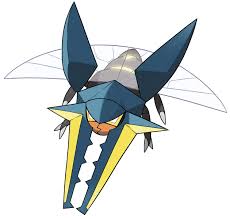 See list of most powerful bug type pokémon. Vikavolt From Pokemon Sun Moon Bug Electric Type Pokemon Pokemon Art Pokemon Alola