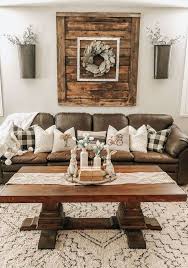 30 Extraordinary Brown Living Room Design Ideas That You Need To Try In 2020 Farmhouse Living Room Furniture Farmhouse Decor Living Room Rustic Living Room Furniture