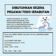 Indah pratiwi di makassar 2 march 2021, 18:46 wib. Lowongan Kerja Pegawai Toko Serabutan Atmago