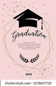 Exciting future graduation greeting card. Graduation Greeting Card Prom Geometrical Framework Stock Vector Royalty Free 1078697729
