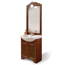 Bagno italia, spedisce in tutt'italia mobili da bagno, vasche, box doccia, miscelatori a prezzi di fabbrica, arredo bagno made in italyper visualizzare i. Arredo Bagno Arte Povera Con 2 Ante Cm 65 Con Lavabo In Ceramica Specchio E Applique
