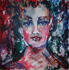 Jazzy Lady. Painting by Antonella Sigismondi