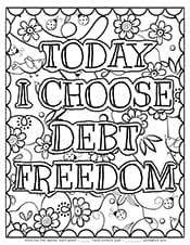 The good news is that there is a way to create a plan that works for you. Coloring Pages Debt Tracker Printables To Keep You Motivated