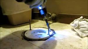 Toilet Flange Raised Above New Tile Floor Youtube