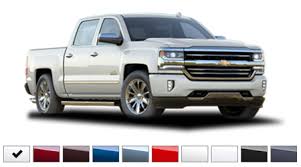 2016 Chevrolet Silverado Color Options Burdick Chevrolet