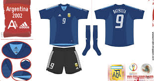 Argentina busca recuperação nas eliminatórias contra a colômbia; Kit Design By Eroj 2002 Argentina Home E Away