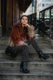 Winter Style Faux Fur And Vinyl House Of Comil Los Angeles Fashion Blogger Winter Fashion La Fashion
