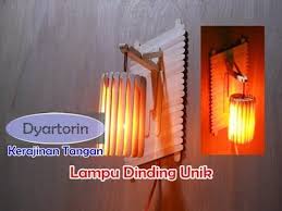 Untuk membuat lampu tidur ini, kamu cuma perlu menyiapkan: Cara Membuat Lampu Dinding Unik Dari Stik Es Krim Youtube