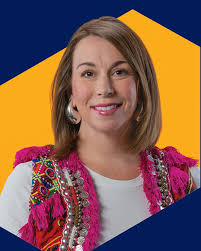 Kati Ballares, director of Scottsdale Public Art, is currently featured