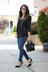 How To Wear A Black Blazer With Jeans And Heels A Love Affair With Fashion Fall Staples 40 Fashion Women Fashion Winter Fashion Outfits