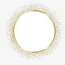 Gold Circle Frame Border Design Border Clipart Glitter Sparkle Png And Vector With Transparent Background For Free Download Gold Circle Frames Frame Border Design Circle Frames