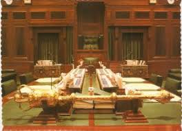 The Mace, Representatives Chamber Parliament House Canberra Australia Robert  Schorn postcard