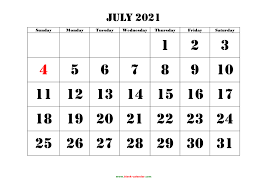 Black & white is a god video game developed by lionhead studios and published by electronic arts for microsoft windows in 2001 and by feral interactive in 2002 for mac os. Free Download Printable July 2021 Calendar Large Font Design Holidays On Red
