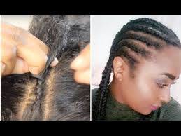 You can also learn how to braid your own hair to achieve a low maintenance style that will last for a few days or even weeks. How To Cornrow Your Own Hair Tutorial Beginner Friendly Chanelli Youtube