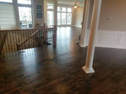 This floor was a hickory common floor from northwood. Jacobean On Maple Hardwoodfloors