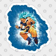 Super saiyan 3 goku is a playable character, while gotenks transforms briefly into a super saiyan 3 during his meteor attack in dragon ball z: Super Saiyan 3 Blue Goku Dragon Ball Z Aufkleber Teepublic De