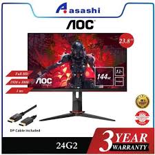 A list of the last viewed desktop monitors and tvs. Aoc 24g2 23 8 144hz 1ms Ips Gaming Fhd Monitor Hdmi Vga Dp Shopee Malaysia