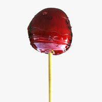3d Lollipops Apple Model Apple Model 3d Lollipops 3d Model