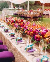 Wedding Engagement Relationship Ideas Articles The Knot Indian Wedding Decorations Colorful Centerpieces Wedding Centerpieces