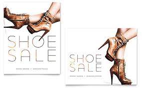 designer shoes sale poster template design sale poster shoe sale poster template design