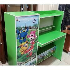 Meja merk grace yang dijual oleh stockoke menggunakan materi dan finishing yang berkualitas dengan harga yang terjangkau. Lemari Belajar Anak Minimalis Laki Laki Karakter Robot Lba Ar145 Shopee Indonesia