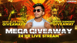 When you are going to submit your free fire username to get free diamonds on those websites. The Biggest Giveaway In History 24 Hours Stream 24 Hours Elite Pass Giveaway Garena Free Fire Live Apho2018