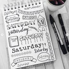 25 bullet journal headers, decor ideas, and hand writing. 20 Bullet Journal Saturday Font Ideas And Also For All Other Days Bullet Journal Headers And Banners Bullet Journal Writing Bullet Journal Lettering Ideas
