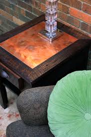 Copper Side Table Copper Bedside Table Copper End Table Etsy Copper Side Table Copper Bedside Table Copper End Table