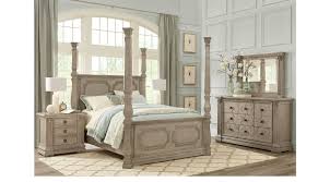 Grayson storage poster bedroom set (assorted sizes). Havencrest Gray 8 Pc King Poster Bedroom Traditional