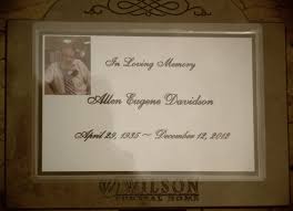 Allen Eugene Fishback “Gene” Davidson (1935-2012)
